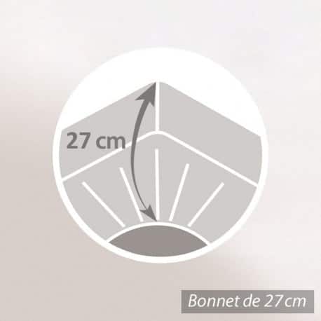 Protège-matelas imperméable - 140 x 190 cm - Différentes tailles - Blanc