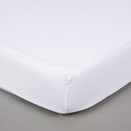 Housse de protection intégrale pour matelas coton blanc 120x190