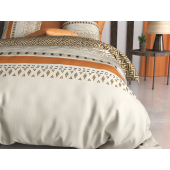 Housse de couette Saou 220x240 100% Coton- Percale 71 fils