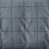 Housse de couette réversible 220x240 Azulejo gris 100% Coton 80 fils Percale