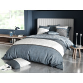 Housse de couette BREHAT 140X200cm Percale 100% Coton 71 fils/cm²