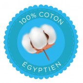 Serviette Tortue Fond bleu 100% coton égyptien