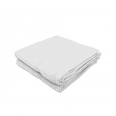 Lot de 2 Serviettes / draps de bain Eponge 600 g/m²  100 % coton blanc