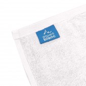 Serviettes de bain 50x100 cm pur coton 600 grammes Alpes Blanc blanc