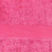 Zoom sur les serviettes 100% coton 50x100 cm 600 grammes Alpes Blanc rose clair