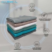 caractéristiques Lot de deux serviettes 100% coton 100x150 cm 600grammes/m²