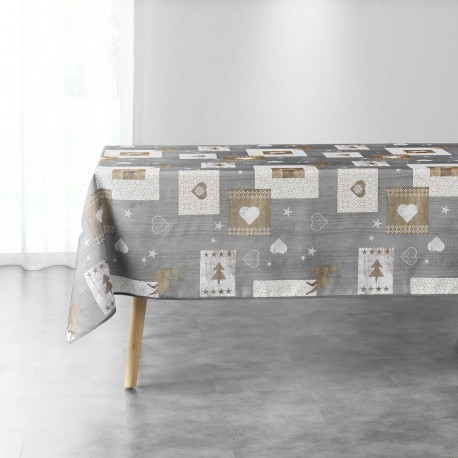 Nappe Augustin gris rectangle
