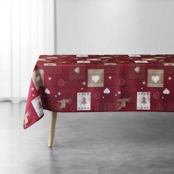 Nappe Augustin rouge rectangle