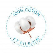 Pictogramme 100% coton