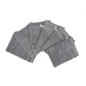 Gant de toilette gris clair  20x15cm