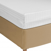 Visuel housse intégrale matelas Rénove jacquard, fermeture à glissière, grande qualité sur fond blanc