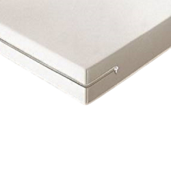 Housse de matelas intégrale coloris blanc 140x190