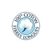 Logo 100% coton fibres longues